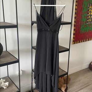 A.J. Bari Black Evening Dress